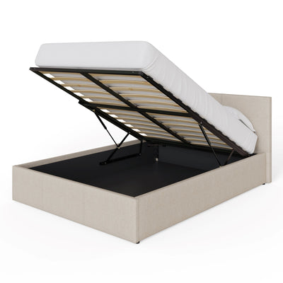 End Lift Ottoman Bed Frame - Natural – GFW, view 12