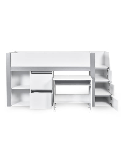 Gaia Midsleeper Bed - White and Silver – Julian Bowen, view 7