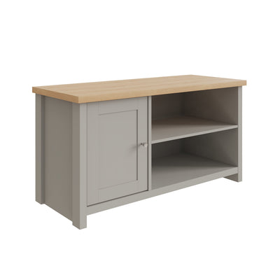 Lancaster Small TV Cabinet Grey – GFW