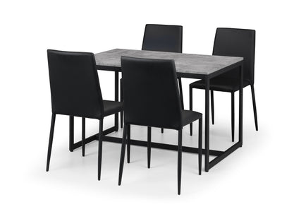 Jazz Chairs in Black (Set Of 4) – Julian Bowen, view 4