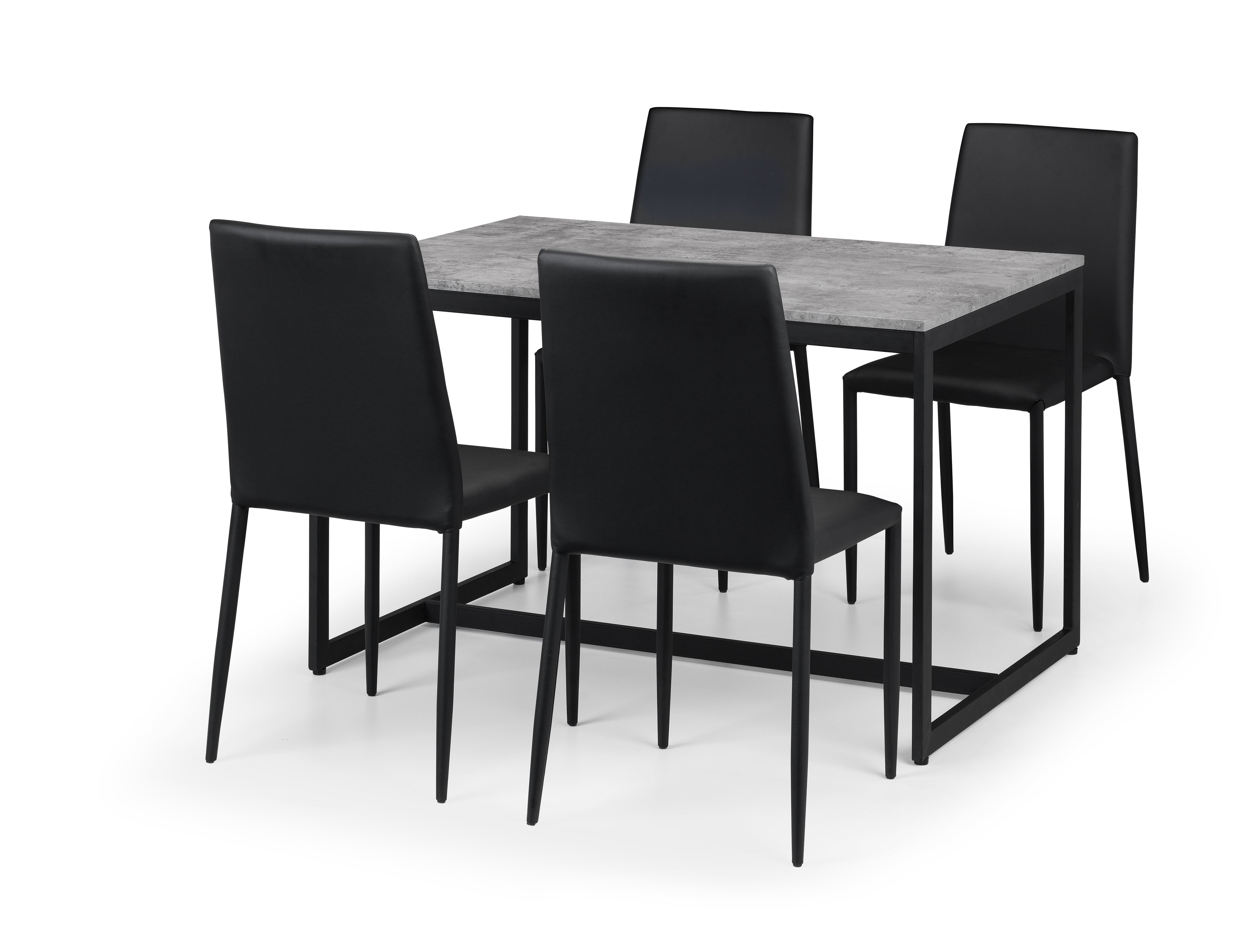 Jazz Chairs in Black (Set Of 4) – Julian Bowen, view 4