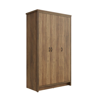 Boston 3 Door Wardrobe Knotty Oak – GFW, view 6