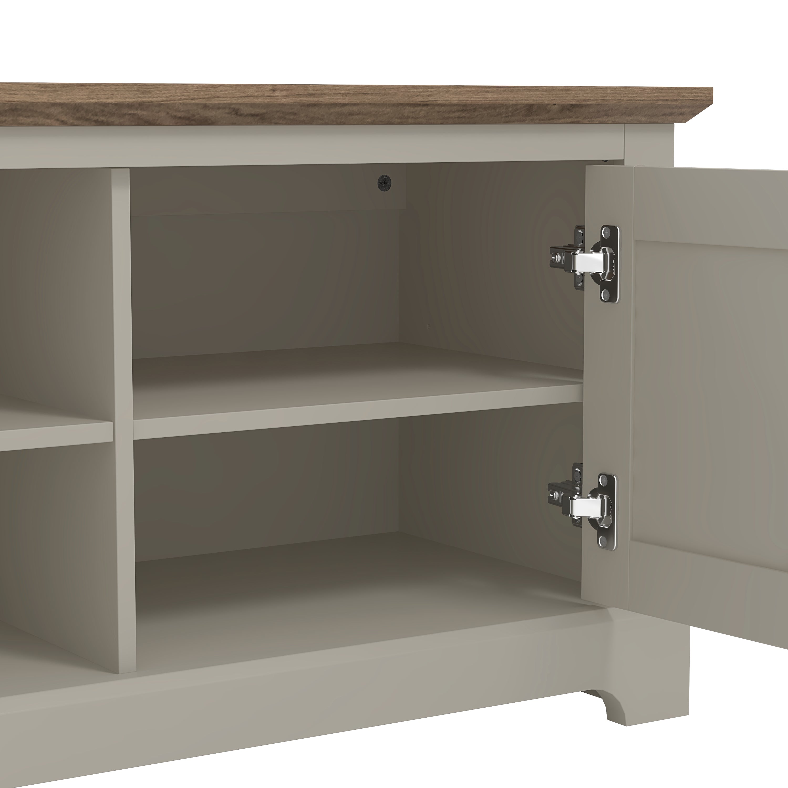 Salcombe TV Unit Light Grey – GFW, view 5