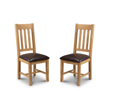 Astoria Dining Chairs (Set Of 2) – Julian Bowen