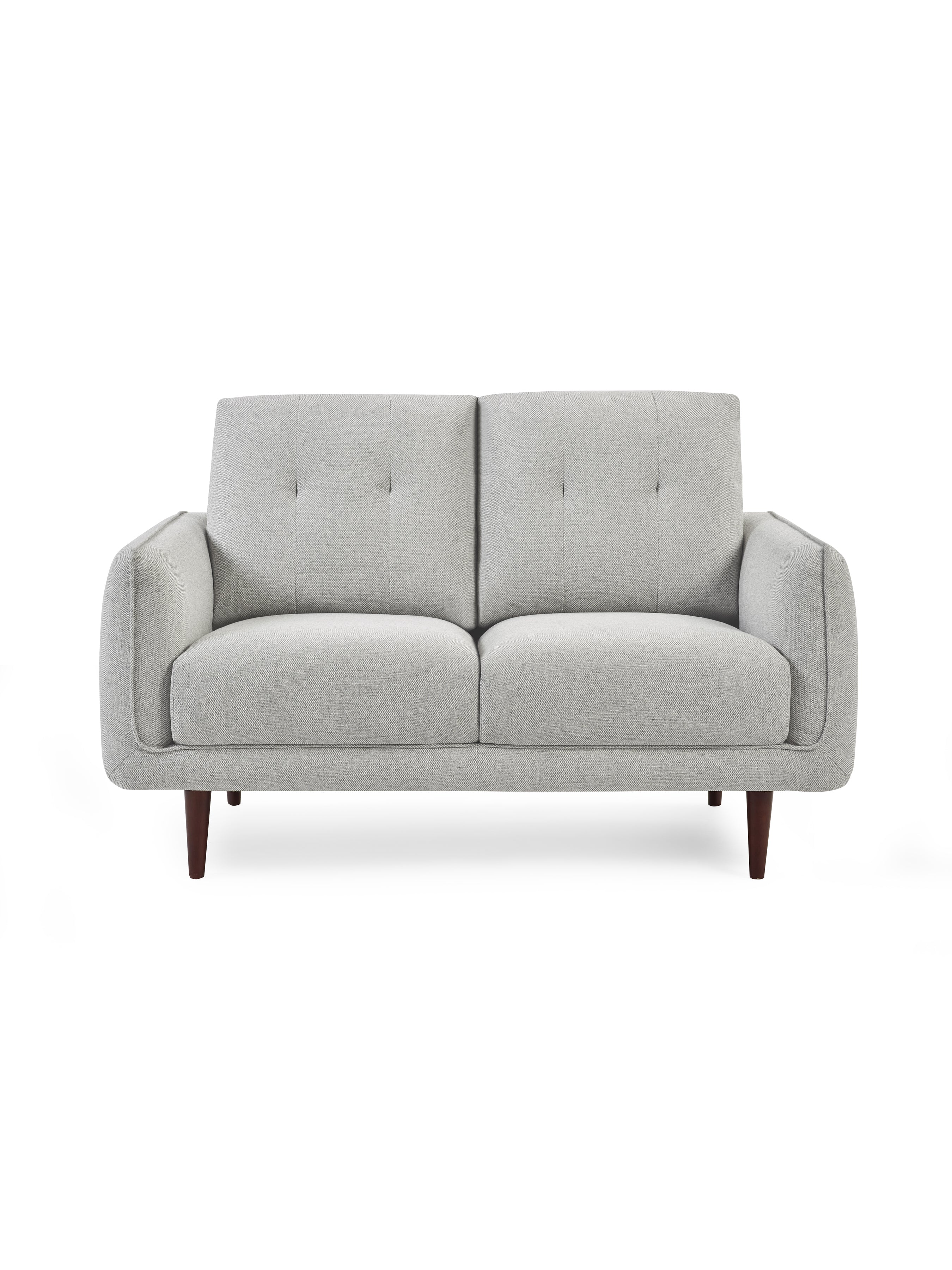Remy 3 Seater Light Grey Fabric Sofa – Julian Bowen, view 2