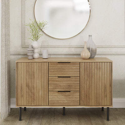 Nervata Sideboard Oak – GFW, view 2