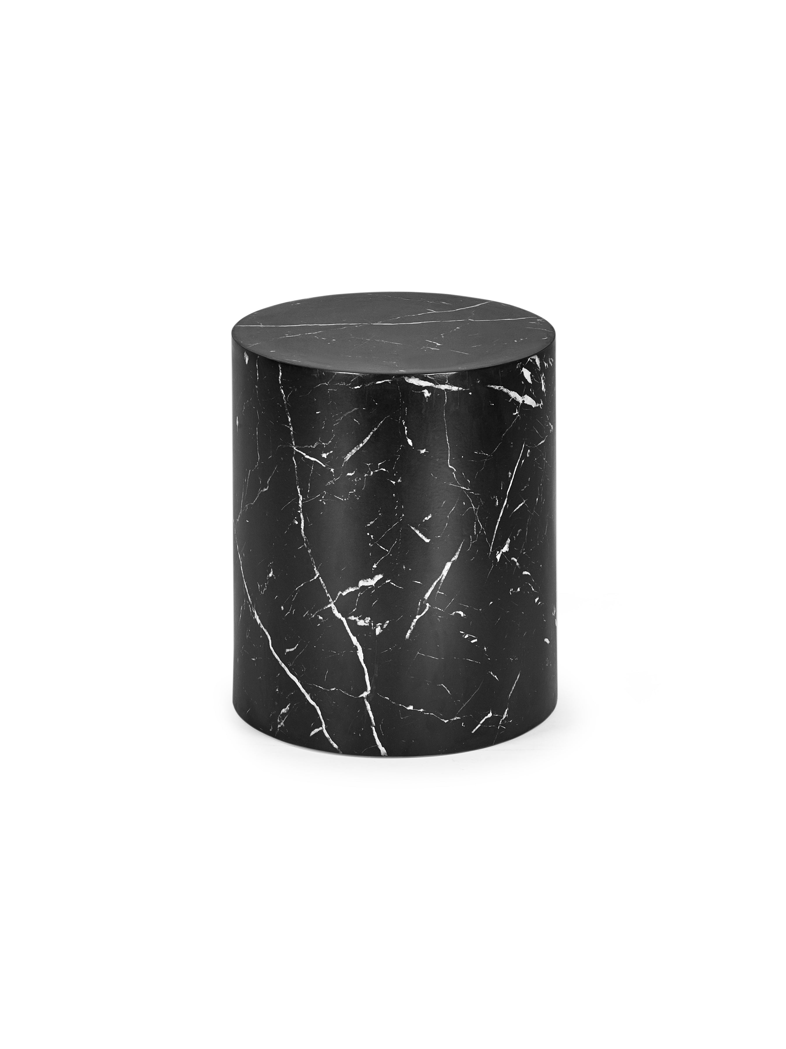 Toba Nest of 2 Black Marble Effect Tables – Julian Bowen, view 3