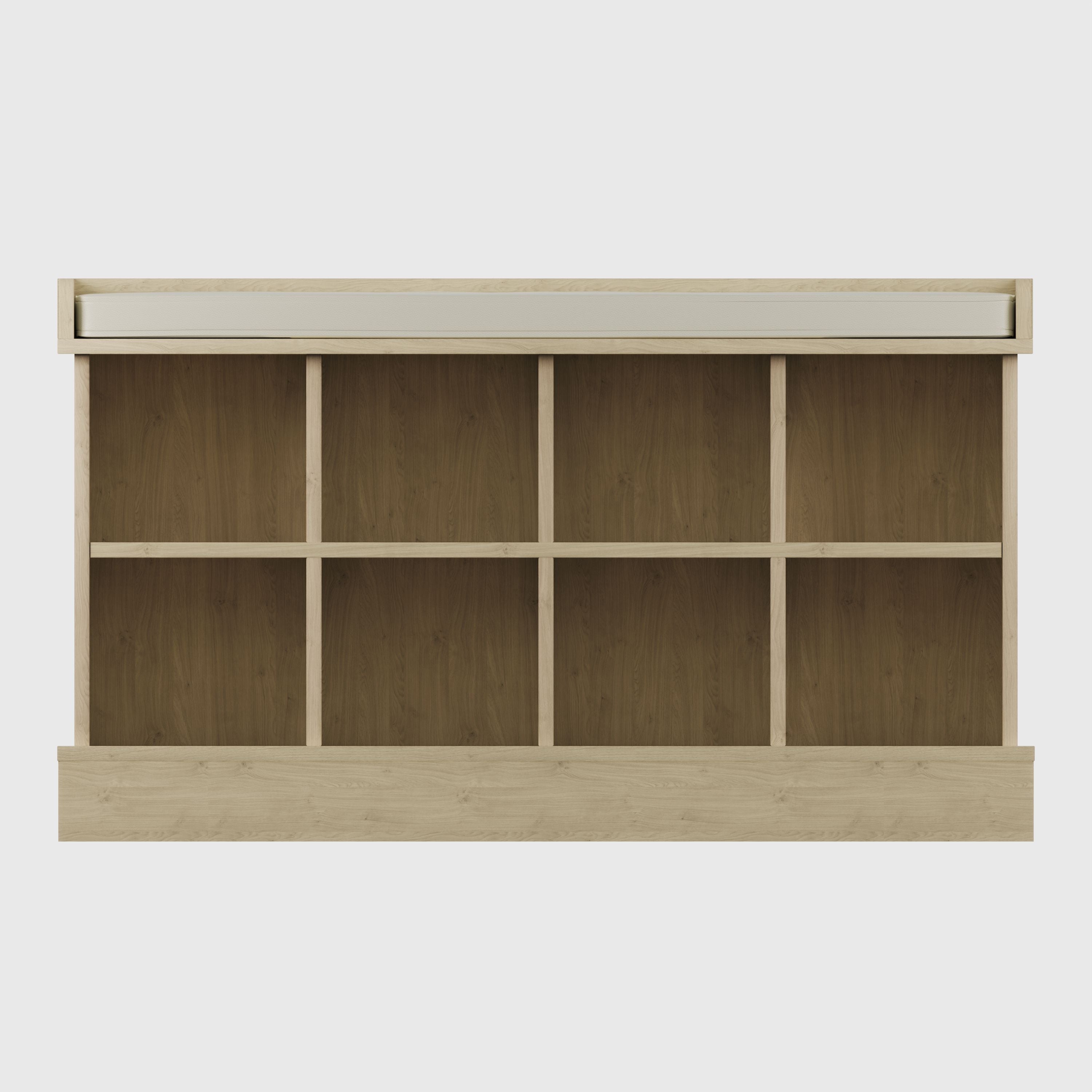 Kempton Shoe Bench Oak – GFW, view 3