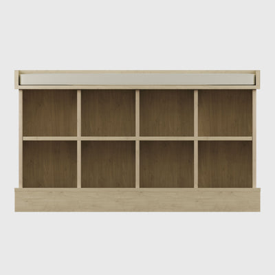 Kempton Shoe Bench Oak – GFW, view 3