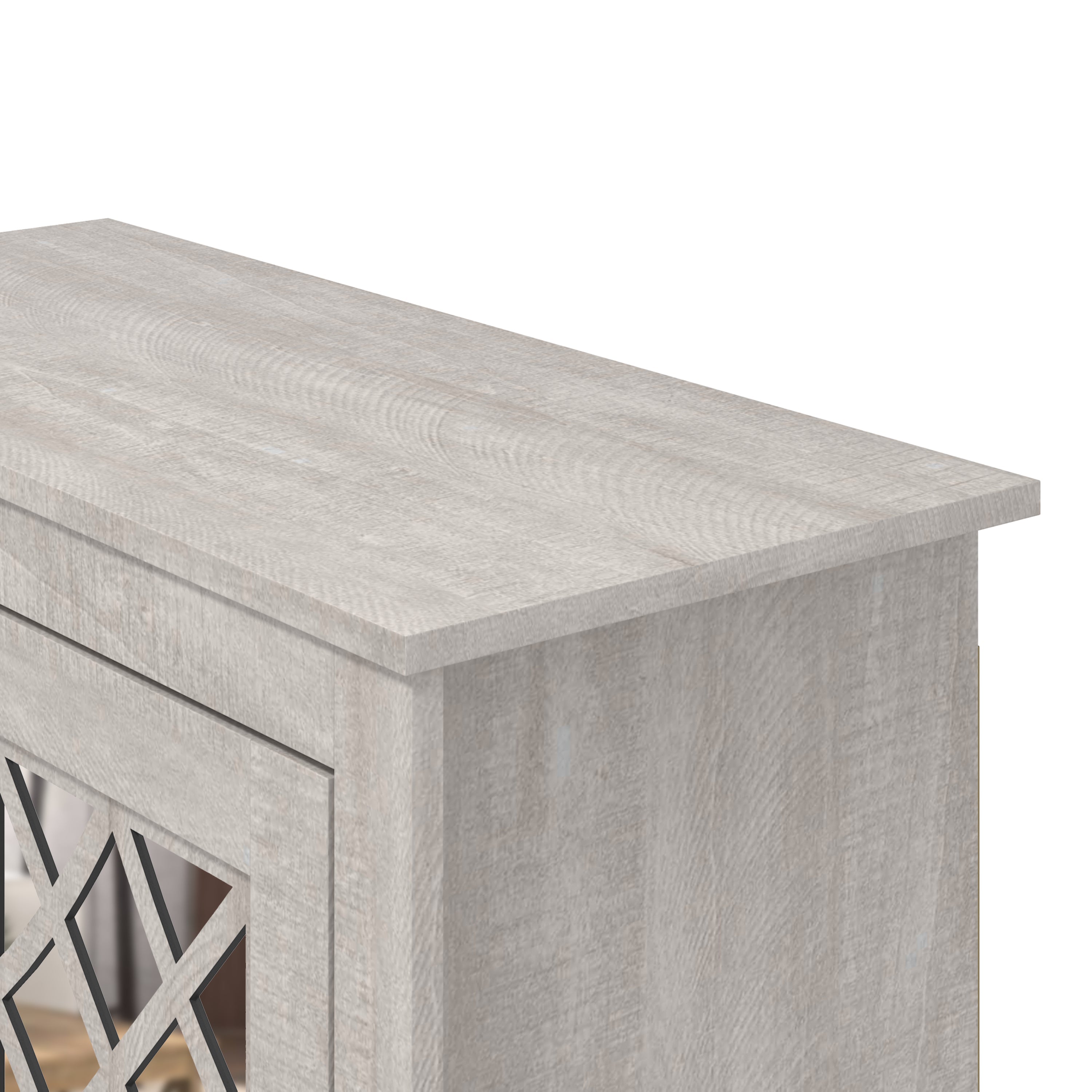 Tiverton Shoe Cabinet Dusty Grey Oak – GFW, view 8