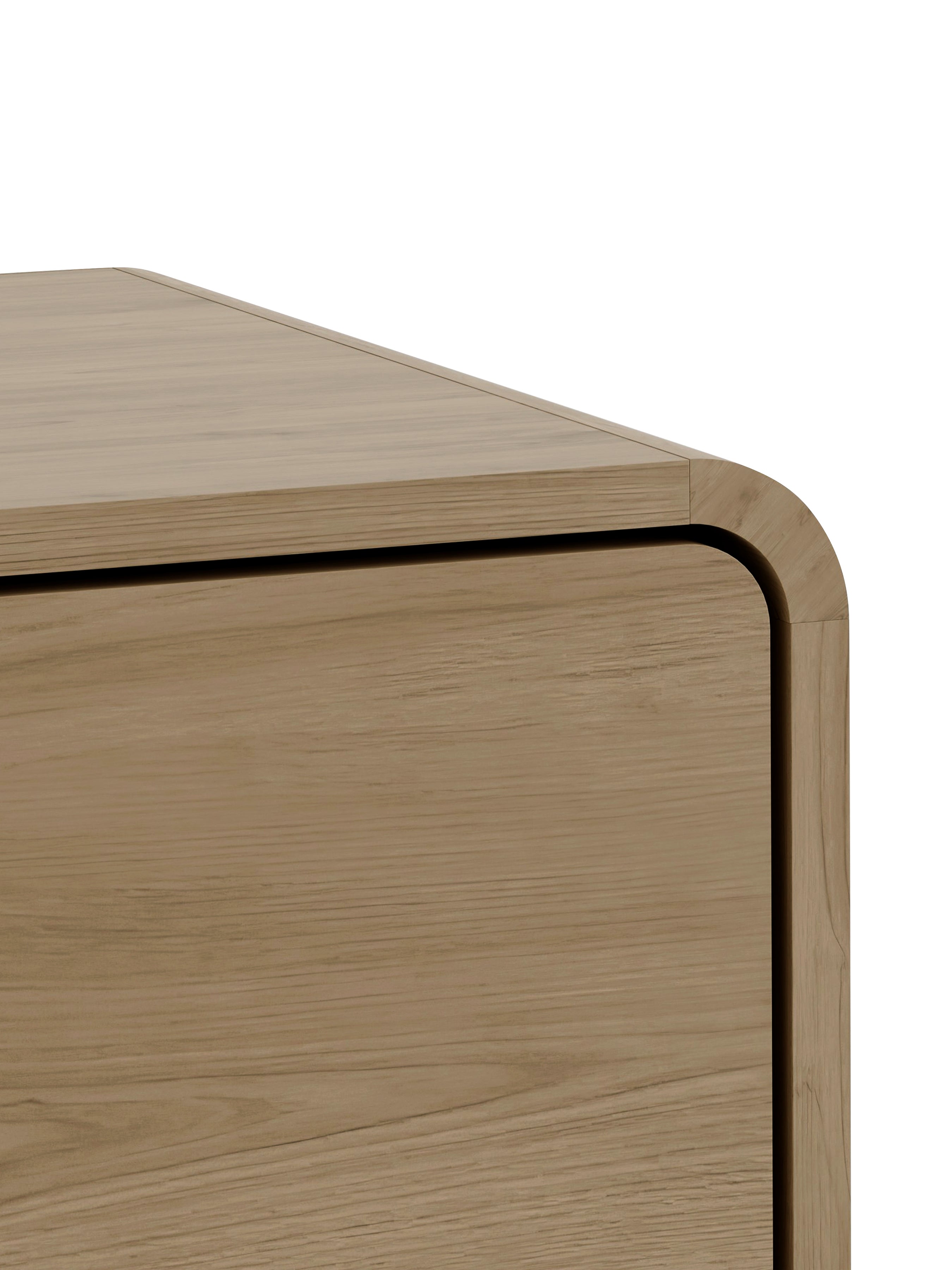 Ingrid 6 Drawer Dresser Oak – Julian Bowen, view 6
