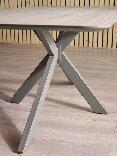 Noah Taupe Rectangular Dining Table – Julian Bowen, view 6