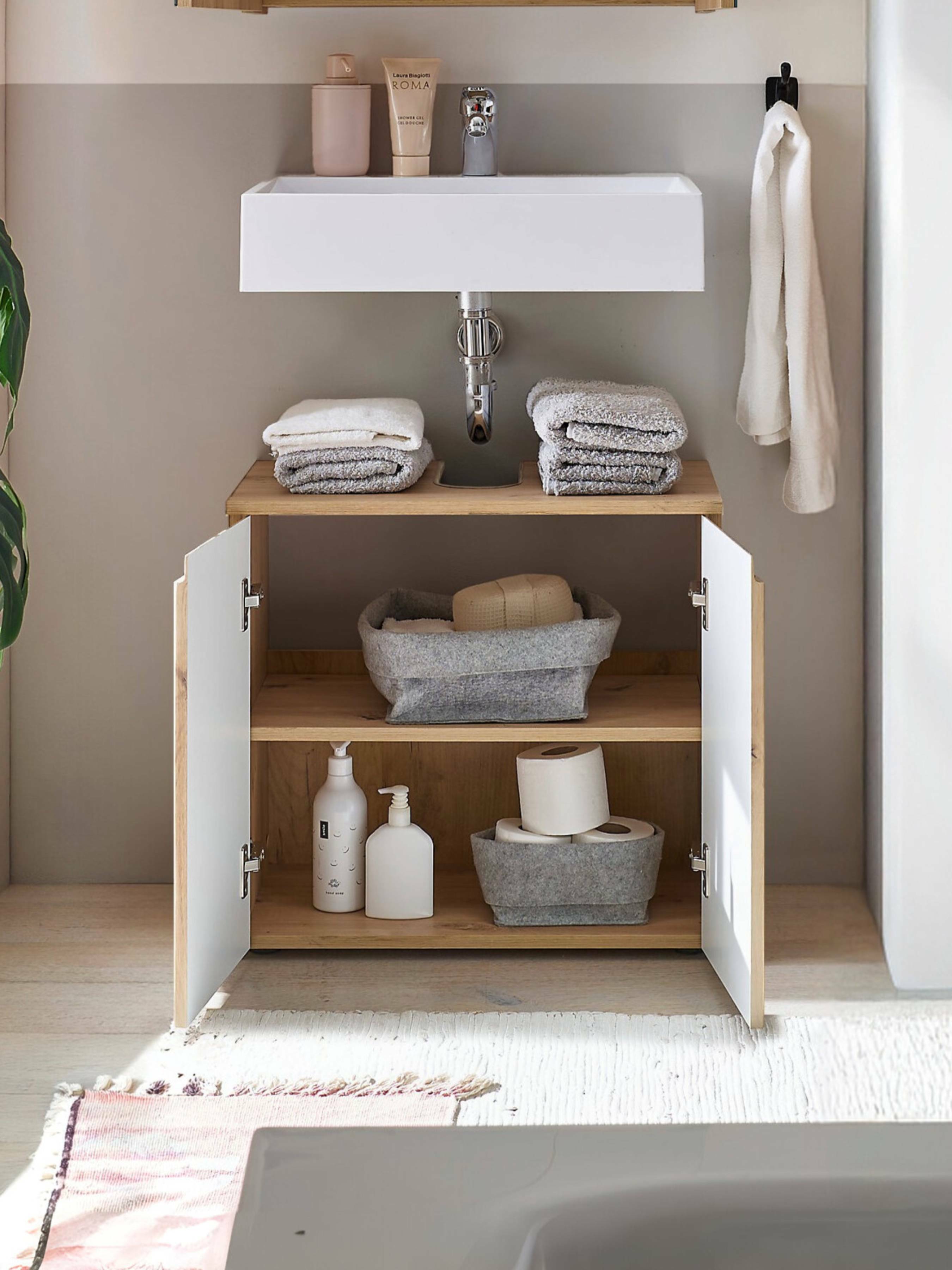 Austin 2 Door Under Sink Cabinet – Julian Bowen, view 3