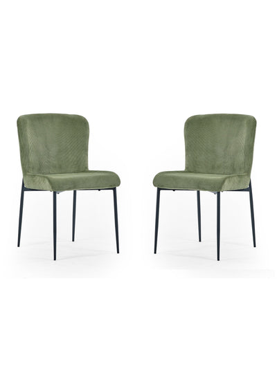 Leonie Dining Chairs - Green (Set of 2) – Julian Bowen