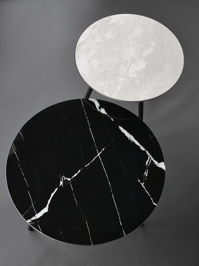 Casper Set of Side Tables Grey and Black – Julian Bowen, view 4