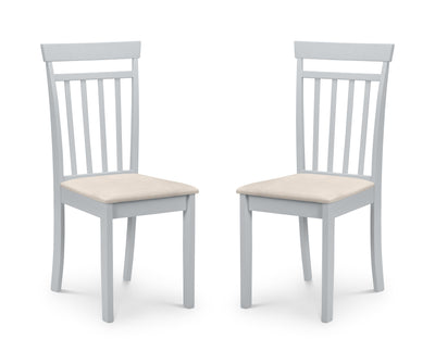 Coast Grey Dining Chairs (Set of 2) – Julian Bowen