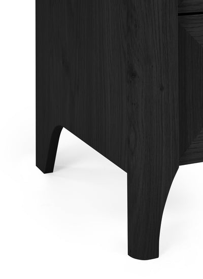 Sydney 3 Drawer Chest - Black Ash – Julian Bowen, view 9