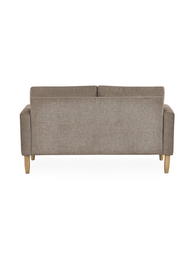 Daisy Coyote Grey Chenille Upholstered Compact 2 Seater Sofa – Julian Bowen, view 4