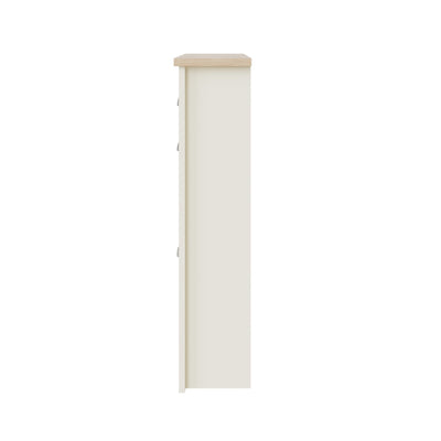 Lancaster 2Dr 1Drw Shoe Cabinet Cream – GFW, view 10