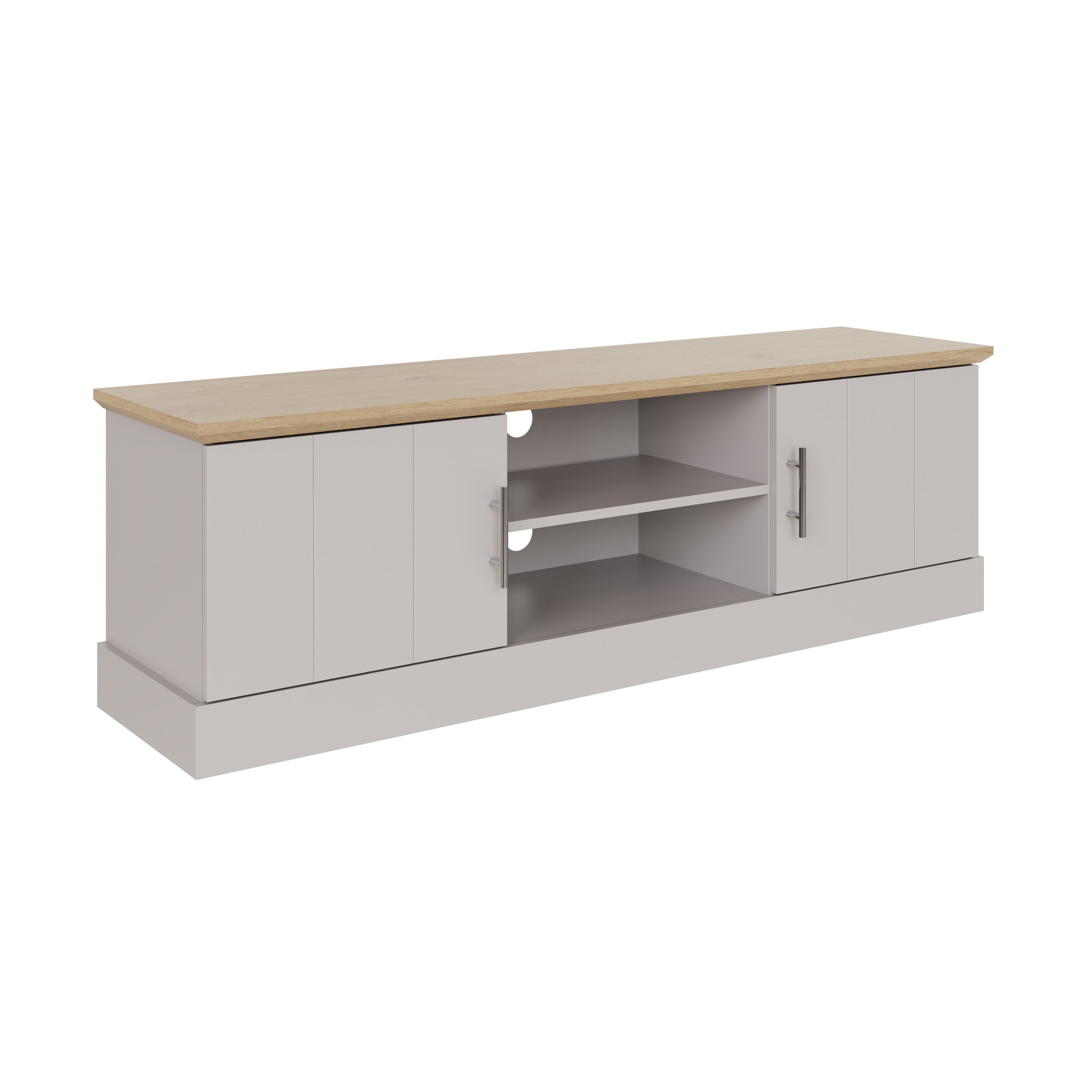 Kendal Large TV Unit Grey – GFW
