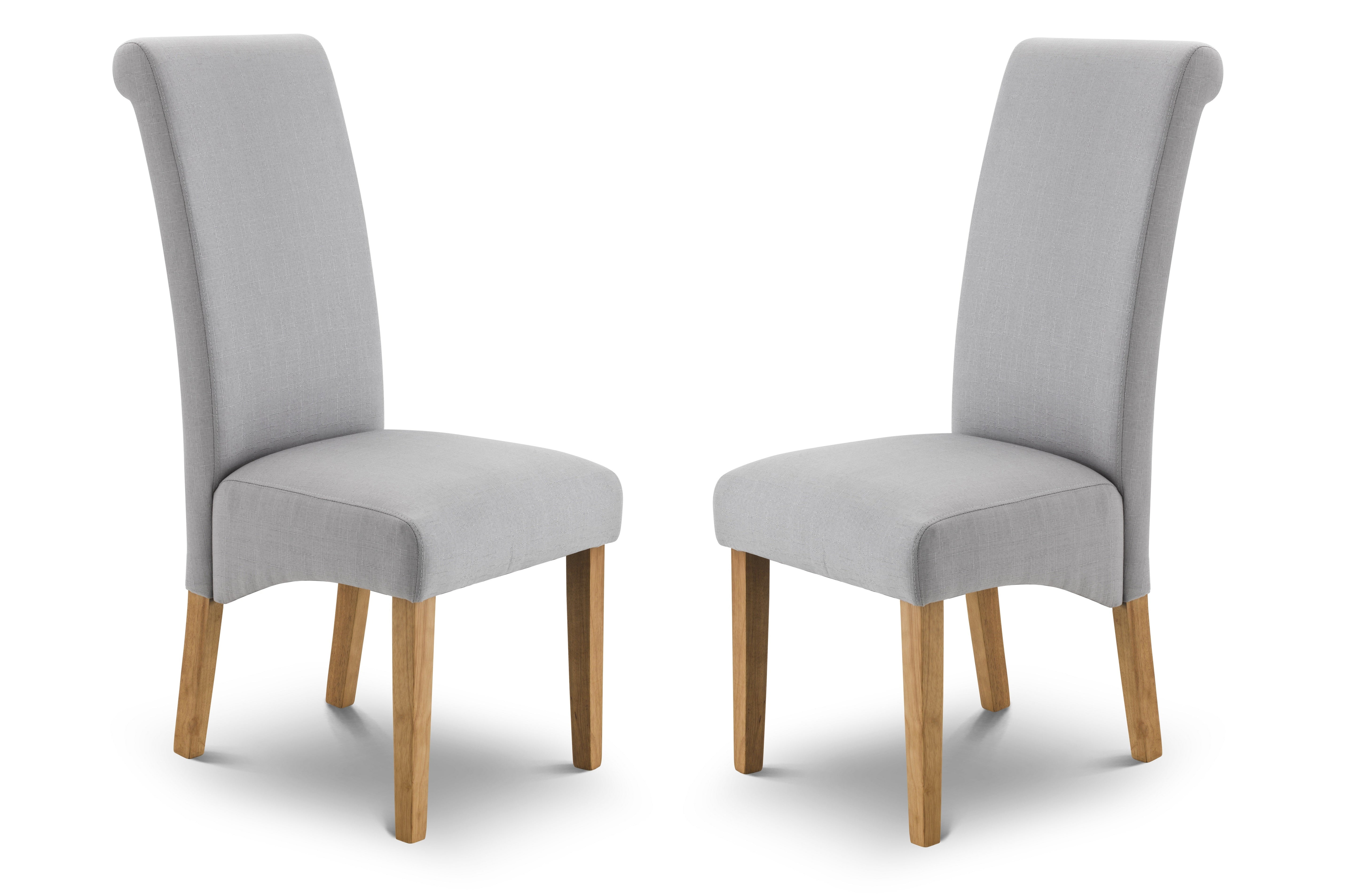 Rio Scrollback Fabric Chairs (Set Of 2) – Julian Bowen