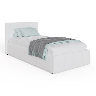 End Lift Ottoman Bed White – GFW, view 17
