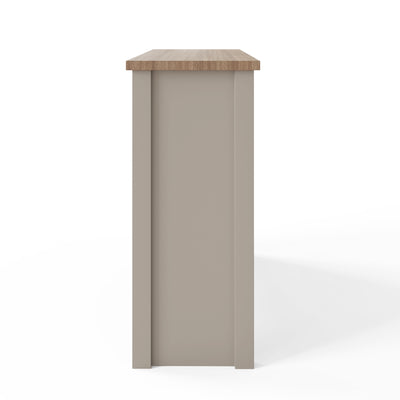Lancaster Compact Sideboard – Grey & Oak