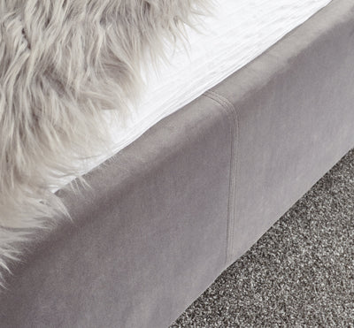 Pettine End Lift Ottoman Bed - Grey & Gold – GFW, view 8